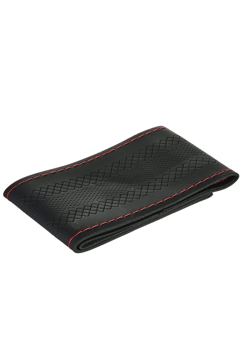 جراب طارة خياطة جلد خامة جيدة خيط لون احمر شكل حديث - Image 2