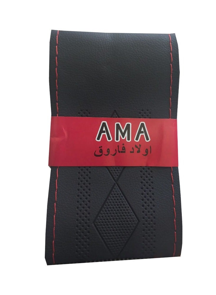 جراب طارة خياطة جلد خامة جيدة خيط لون احمر شكل حديث - Image 5