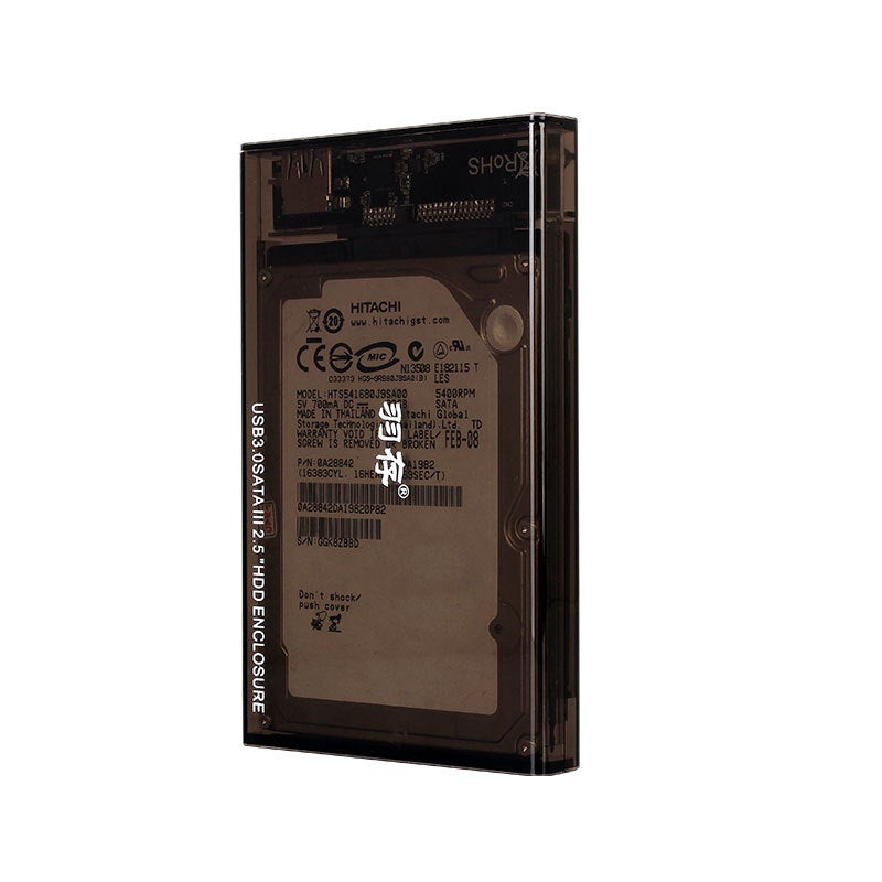 صندوق القرص الصلب المحمول الخارجي 2.5 بوصة ساتا مع منفذ تسلسلي Usb3.0 - Image 2