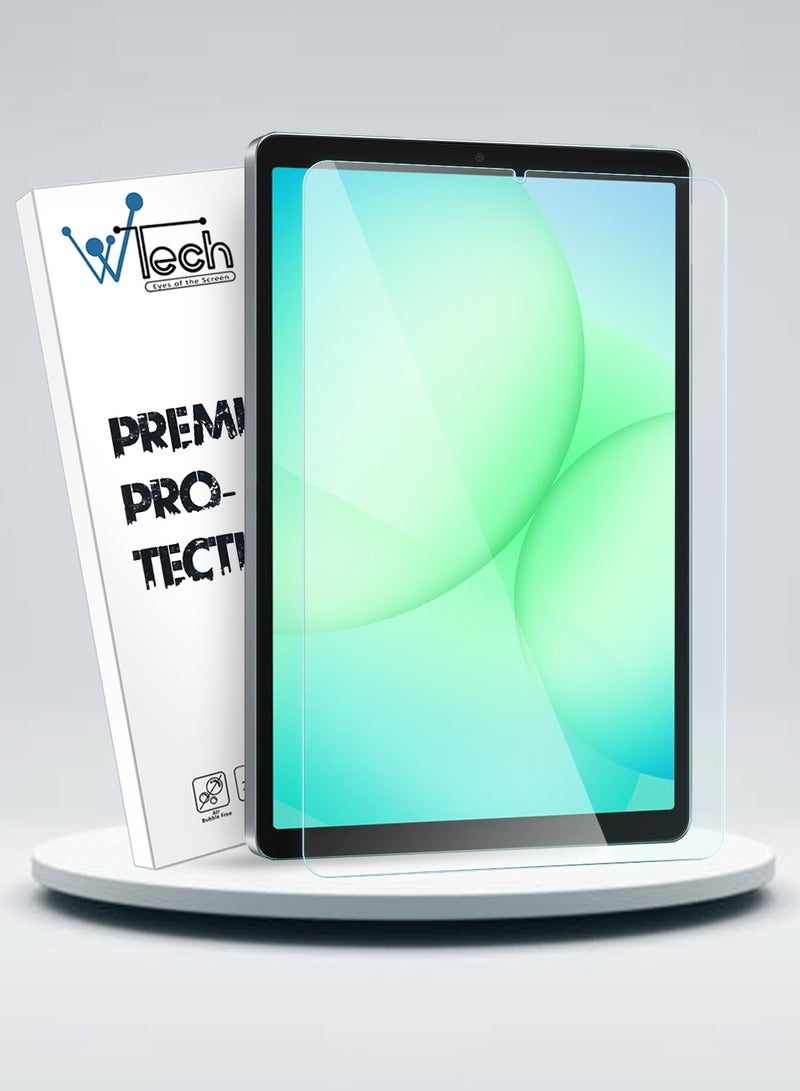 Wtech Samsung Galaxy Tab A11 4G 2025 (8.7 inch) WTech Premium Series Curved Edges Full Cover Tempered Glass Tablet Screen Protector (TSGPCN) - Clear - Image 1