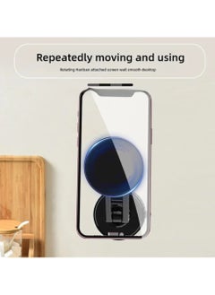 Generic Phone Stand Magnetic Vacuum Phone Holder with Rotating Suction Cup for Wall,Desk,Kitchen,and Bathroom  - Image 5