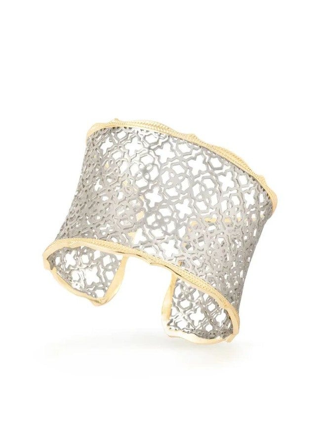 Kendra Scott Candice Cuff Bracelet for Women in Filigree, Fashion Jewelry, Rhodium-Plated - Image 2