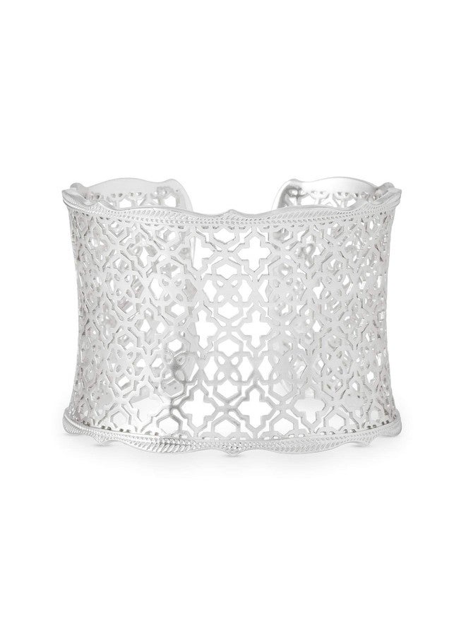 Kendra Scott Candice Cuff Bracelet for Women in Filigree, Fashion Jewelry, Rhodium-Plated - Image 1