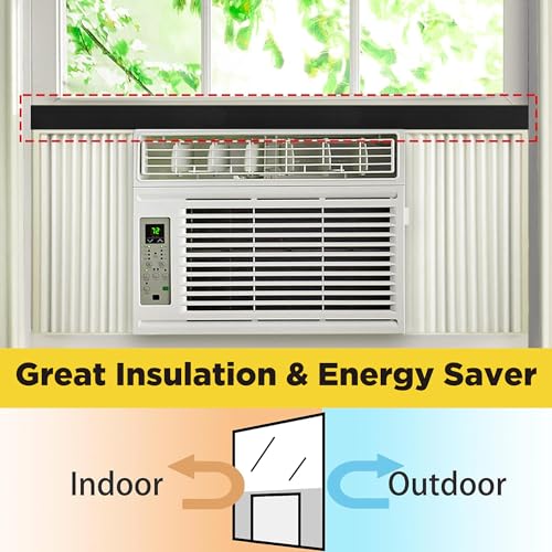 Tlswshsy 2 in x 6.5 ft Air Conditioner Foam Tape - 3Pcs Non-Adhesive Foam Seal Strip with Glue Point for Door & Window Seal - Image 5