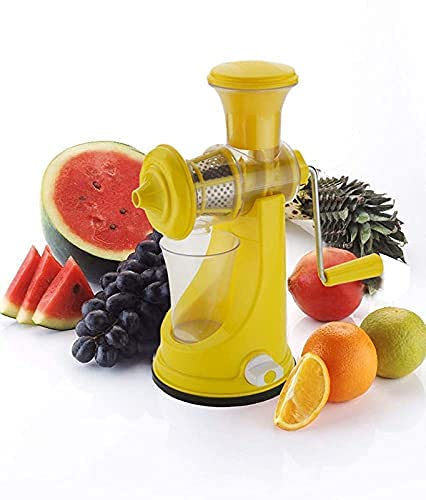 Kesariya Enterprise Kesariya Enterprise Mini Portable Juicer Machine Juicer Hand Juicer for Fruits and Vegetables with Steel Handle Vacuum Locking SystemShakeFruit Juicer Machine for All Fruits 1PC  - Image 5