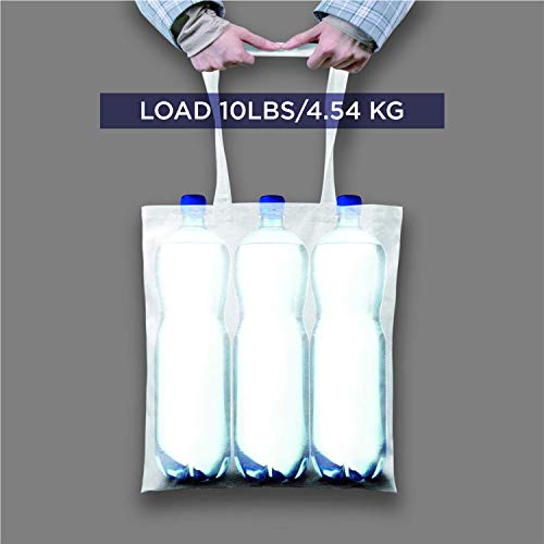 Lify Canvas Tote Bags Bulk Shopping Bag for Crafts, DIY Reusable Grocery Bag, 14 X 16 Inch – 3 Piece Pack (White - 3Pcs, 14’’ (35.56 CM) x 16’’ (40.64 CM)) - Image 3