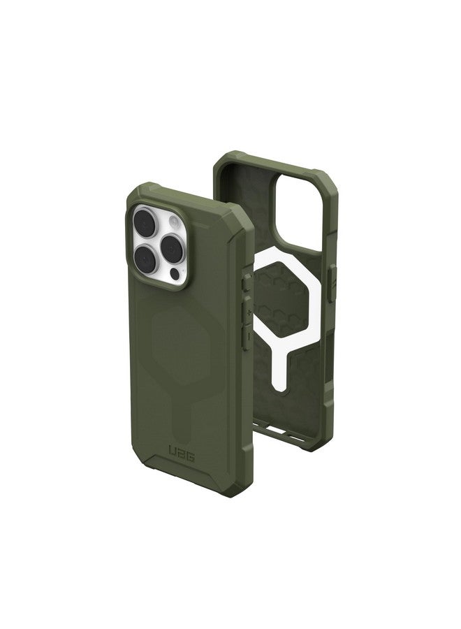 Urban Armor Gear Urban Armor Gear UAG iPhone 16 Pro Case, Essential Armor Mag-Safe Compatible, Slim Fit Rugged Protective Case/Cover Designed for iPhone 16 Pro (6.3-inch) 2024 (Military Drop Tested) - Olive Drab - Image 1