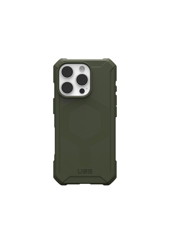 Urban Armor Gear Urban Armor Gear UAG iPhone 16 Pro Case, Essential Armor Mag-Safe Compatible, Slim Fit Rugged Protective Case/Cover Designed for iPhone 16 Pro (6.3-inch) 2024 (Military Drop Tested) - Olive Drab - Image 4