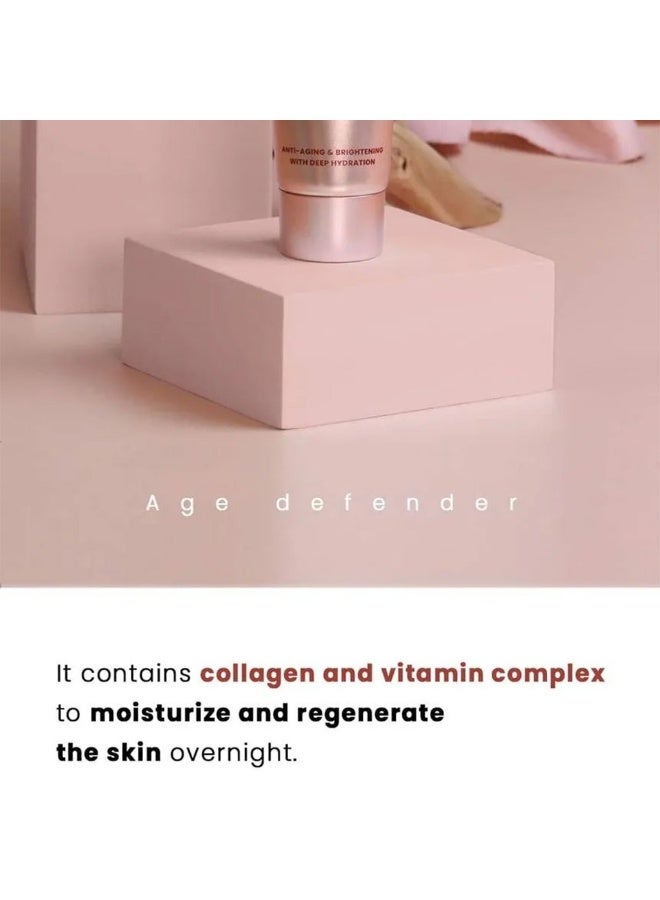 K-SECRET Collagen Boosting Secret Age Defender Anti-Aging And Brightening Sleeping Mask 60 ML - Image 4