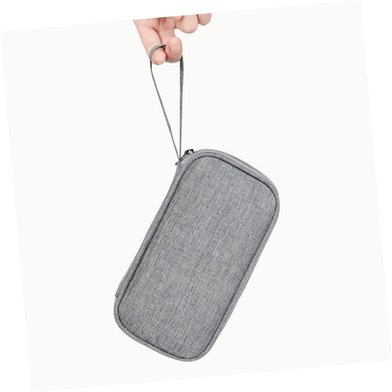 Small Electronics Organizer Pouch For Cables Chargers Travel Office Home Durable Wear Resistant - Image 4