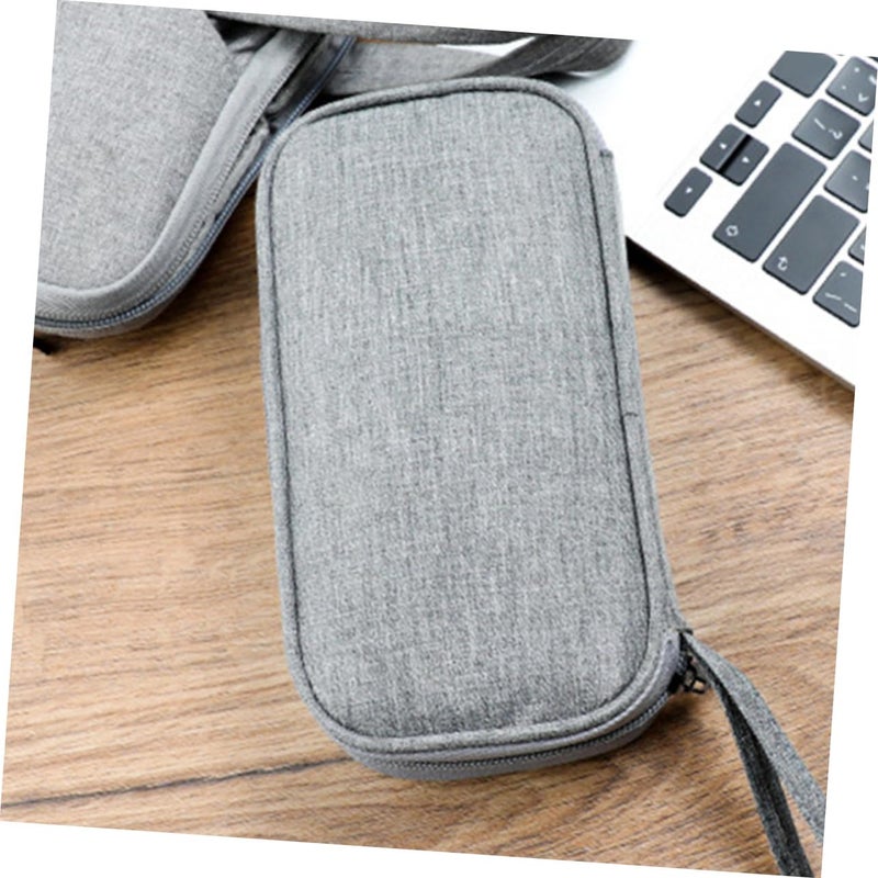 Small Electronics Organizer Pouch For Cables Chargers Travel Office Home Durable Wear Resistant - Image 3