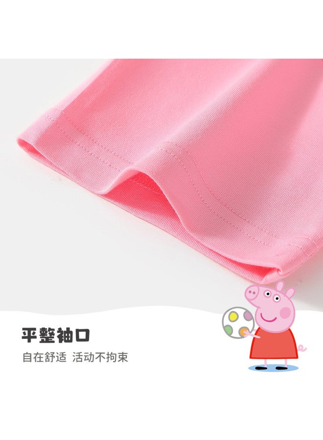 Peppa Pig 25 Summer Thin Kids Short-sleeve T-shirt Breathable Soft Infant Tee - Image 5