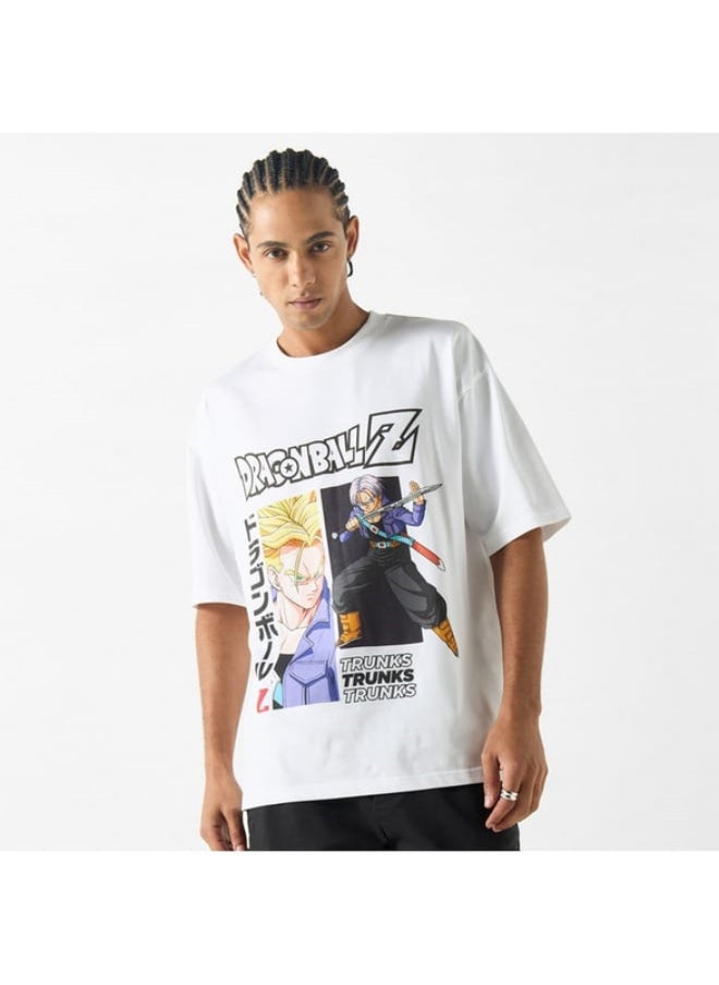 SP Characters Dragon Ball Z Print T-shirt with Crew Neck and Short Sleeves  - Image 4