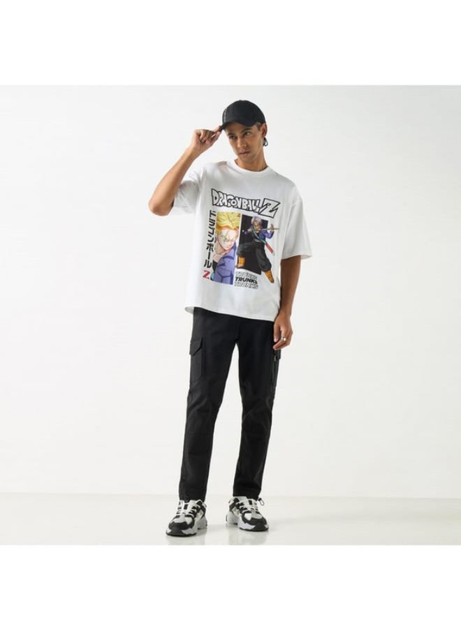SP Characters Dragon Ball Z Print T-shirt with Crew Neck and Short Sleeves  - Image 2