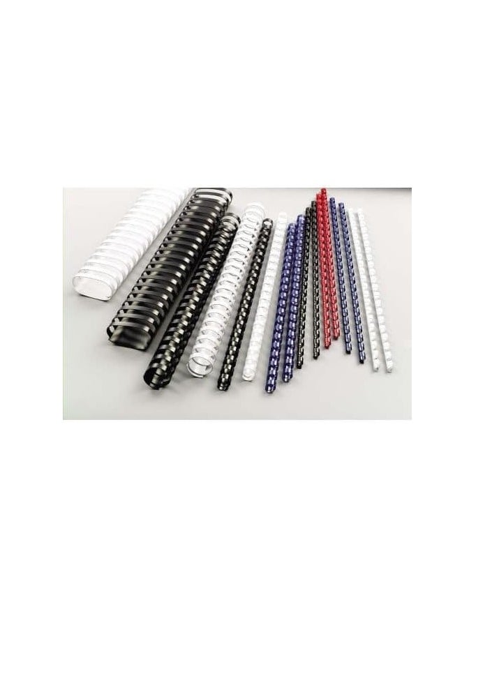 SUPER DEAL 50-Piece Binding Combs 35mm White  - Image 2