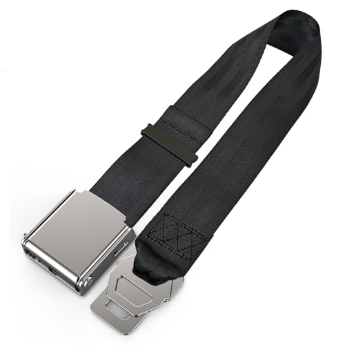 Hadwoer 2 in 1 Airplane Seat Belt Extender - Adjustable Length, Fits All Airlines Including Southwest Airlines' 737-800/737MAX8 - Image 1