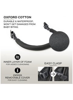 Neutral Stroller Bar for Babyzen YoYo and Yoyo+ Armrest, Handle, Bumper and Crossbar - PU Leather - by Neutral  - Image 3