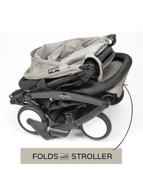 LLUFO Baby Stroller Bumper Bar,Armrest,Crossbar,Handle Bar,Handrail Compatible With BBZ Yoyo Stroller/Yoyo+ / Yoya Stroller Accessories-Black PU Leather