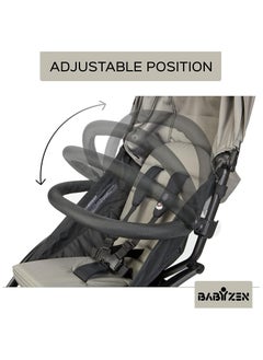 Neutral Stroller Bar for Babyzen YoYo and Yoyo+ Armrest, Handle, Bumper and Crossbar - PU Leather - by Neutral  - Image 4