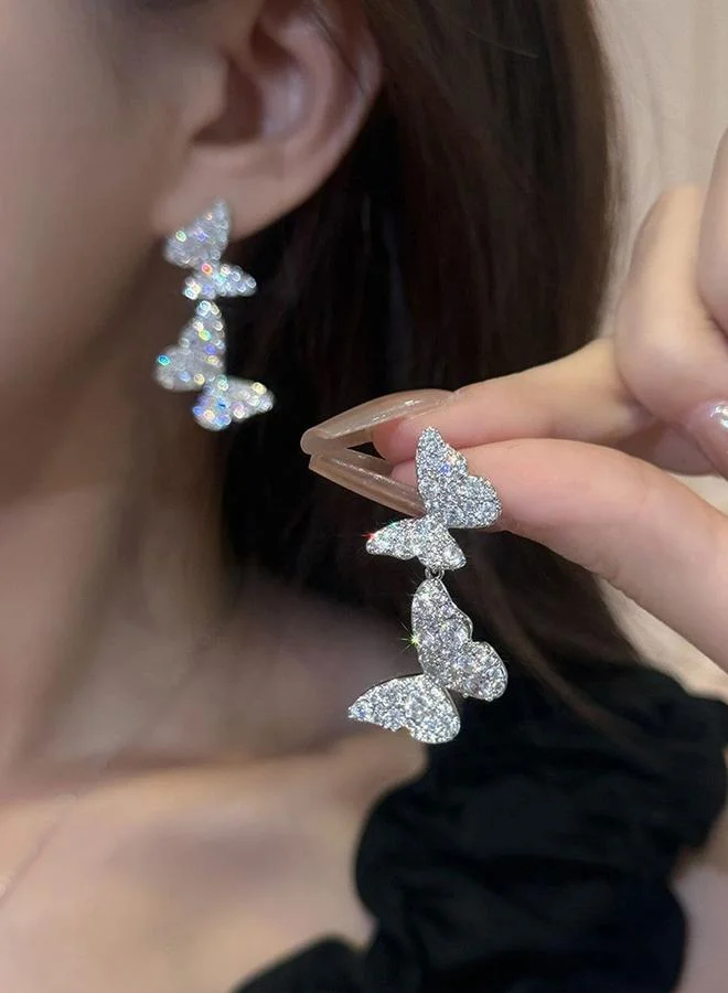 تايك تو Butterfly Dangle Earrings