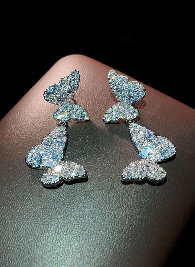 تايك تو Butterfly Dangle Earrings