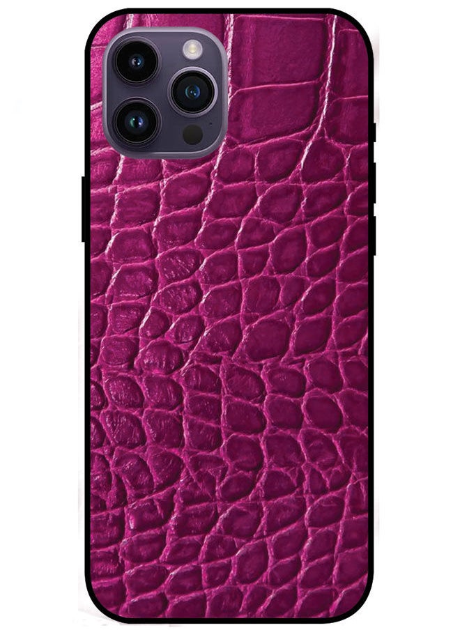 EYE CATCH Protective Case Cover For Apple iPhone 14 Pro Crocodile Texture  - Image 1