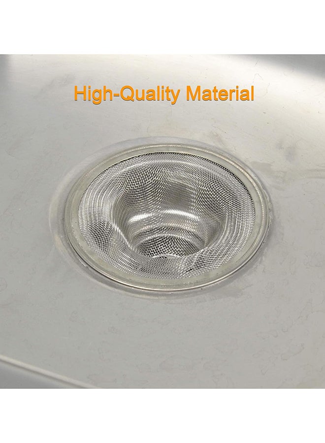 Home Pro مصيدة تصريف حوض المطبخ من الفولاذ المقاوم للصدأ من هوم برو، شبكة تصريف لتصفية الطعام لتصريف الأحواض والمغاسل والدش في الحمام - Image 5