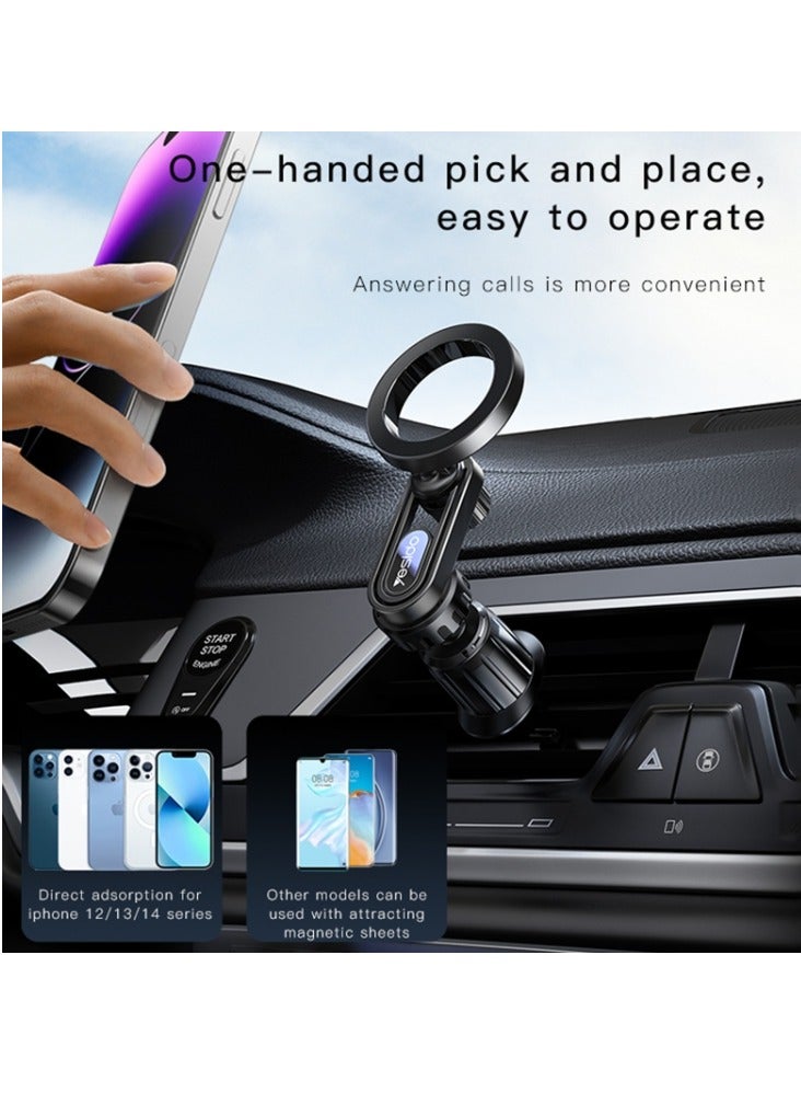 Yesido C157 Strong Magnetic Car Air Vent Phone Holder (Black) - Image 3