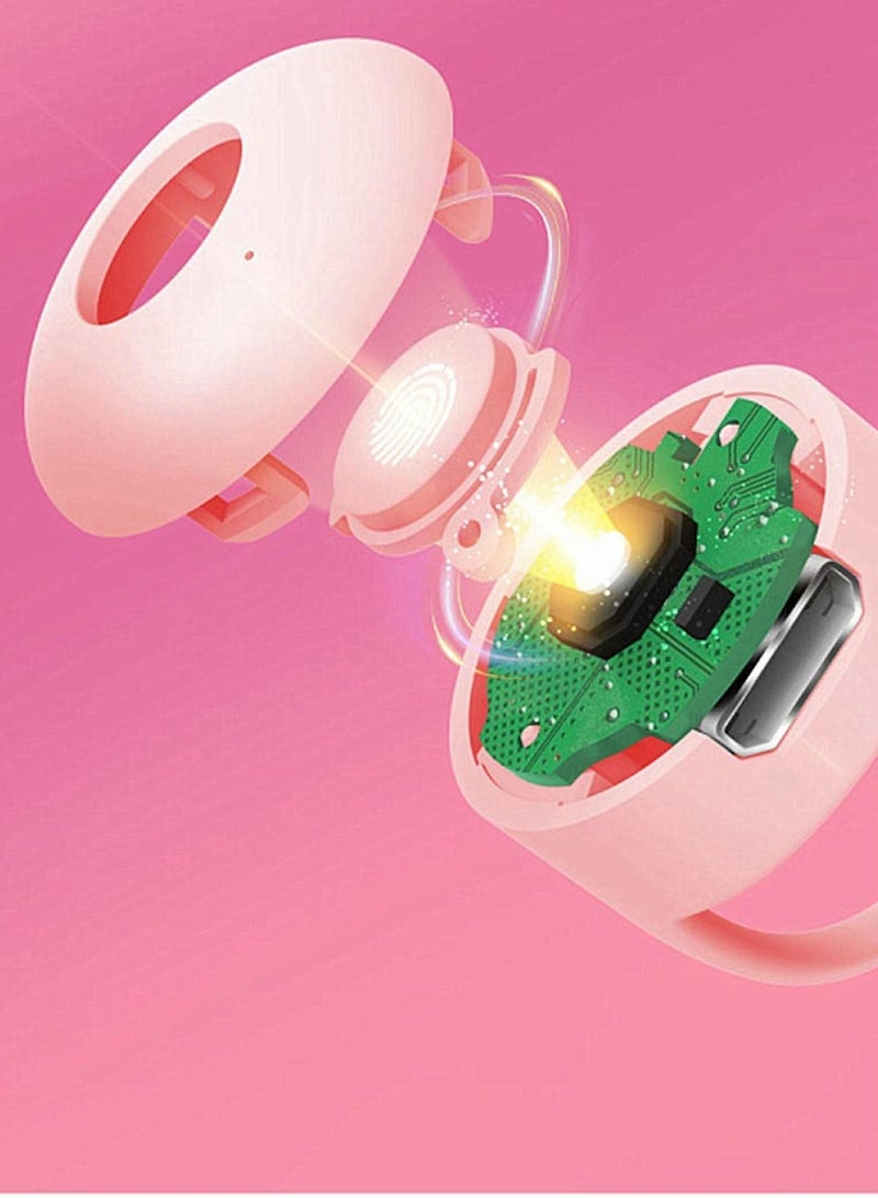 KASTWAVE Bluetooth Fingertip Video Controller Clicker Page Turner, Applied for YouTube, for TikTok Video Likes Page Turning Remote, Compatible for Android, for Phone iPhone, for IPad, for Tablets (Pink) - Image 3