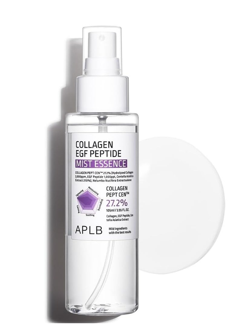 ايه بي ال بي رذاذ ببتيد الكولاجين إي جي إف، خلاصة كولاجين بيبت سين™ 27.2%، 3.55 أونصة سائلة/عناية بالبشرة الكورية، عناية بالمرونة، ترطيب متجدد، تنشيط من أجل بشرة لطيفة وتحسين ملمسها - Image 1