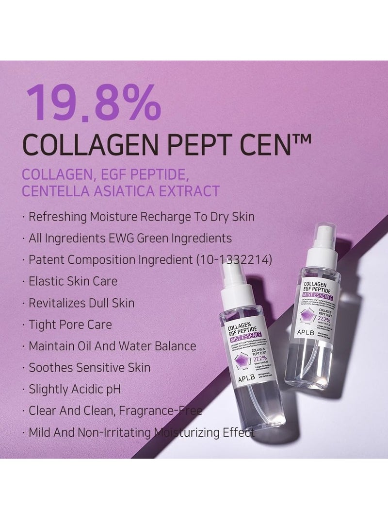 ايه بي ال بي رذاذ ببتيد الكولاجين إي جي إف، خلاصة كولاجين بيبت سين™ 27.2%، 3.55 أونصة سائلة/عناية بالبشرة الكورية، عناية بالمرونة، ترطيب متجدد، تنشيط من أجل بشرة لطيفة وتحسين ملمسها - Image 3
