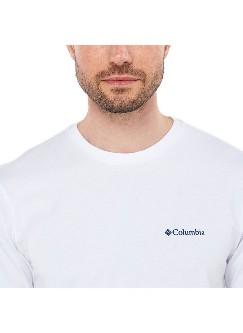 Columbia CS0282 Csc M Basic Sm Logo Brushed Men's T-Shirt 9110151  - Image 1