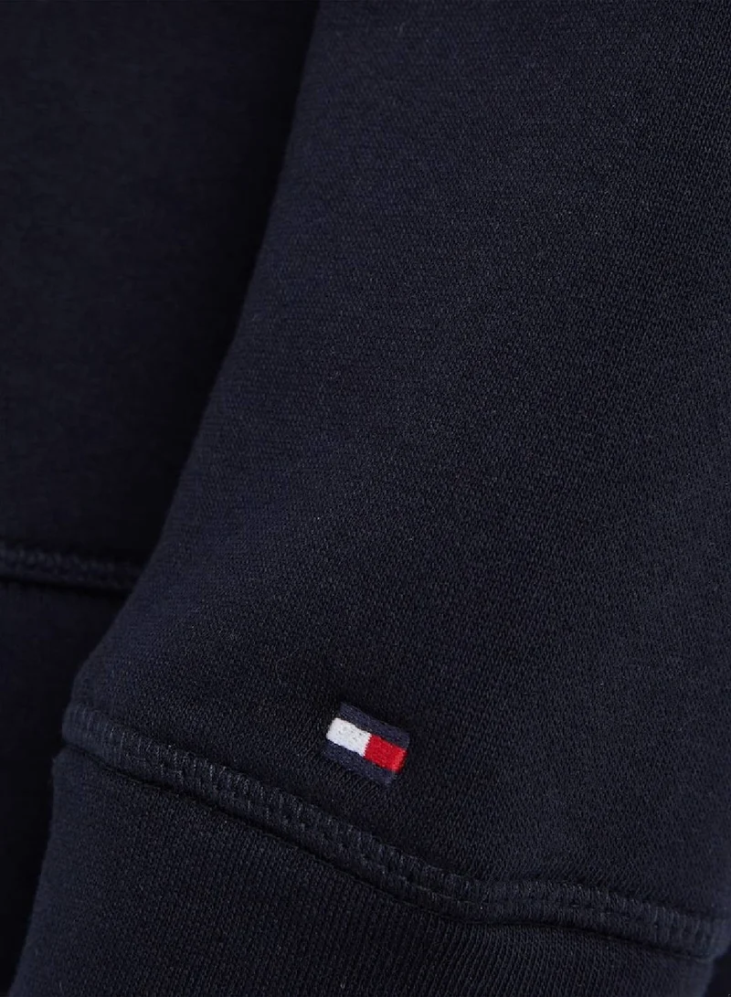 Tommy Hilfiger Desert Sky Essential Logo Hoodie Sweatshirt for Women | Best Price UAE