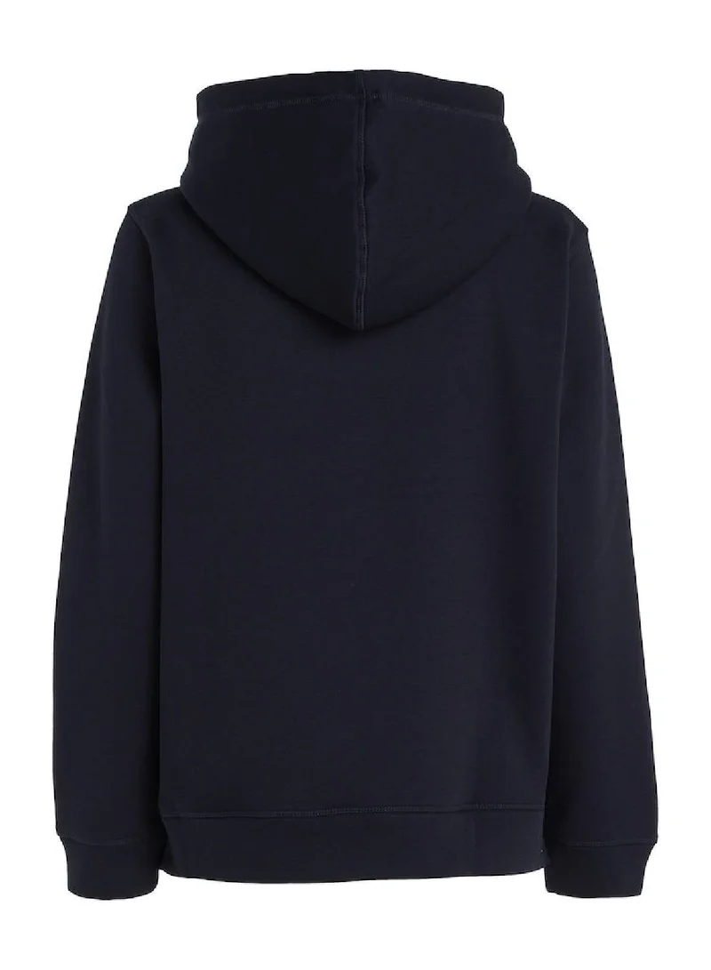 Tommy Hilfiger Desert Sky Essential Logo Hoodie Sweatshirt for Women | Best Price UAE