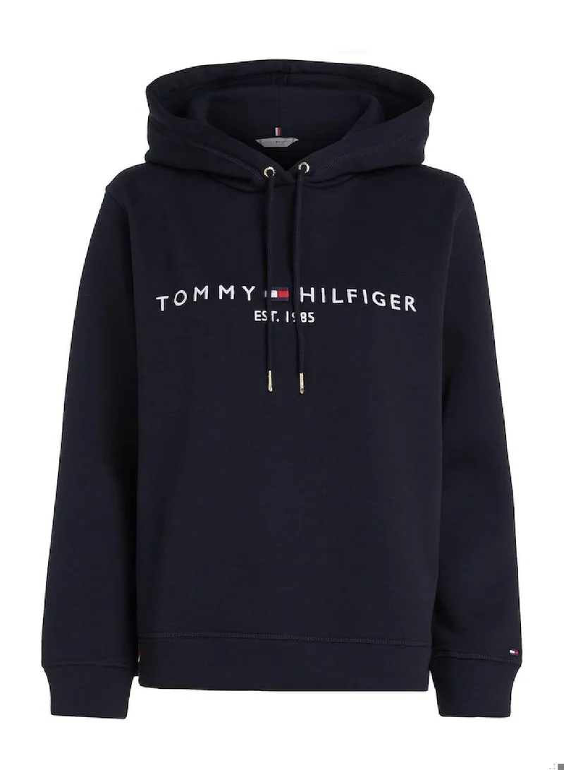 TOMMY HILFIGER Essential Logo Hoodie Sweatshirt