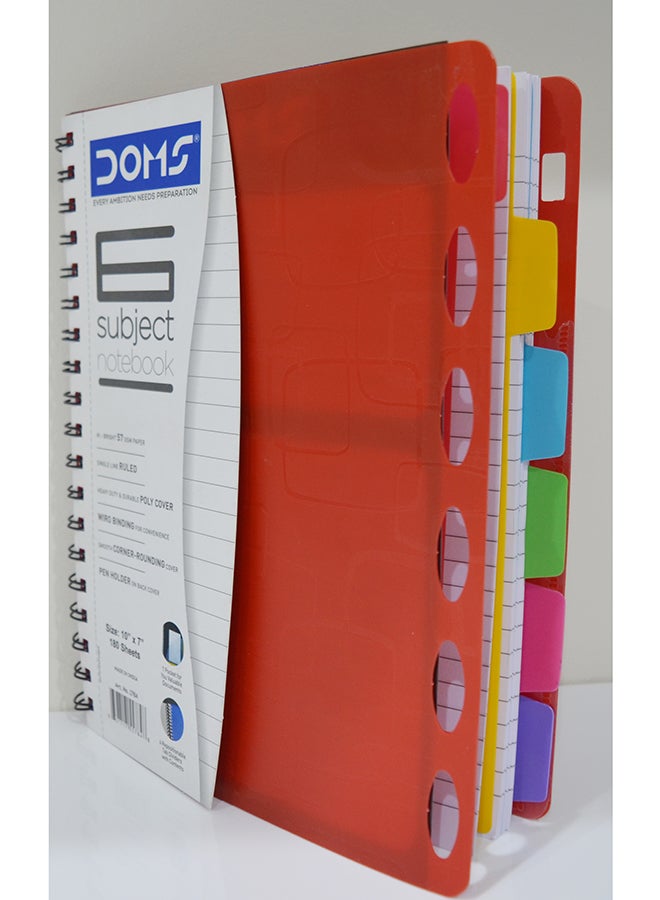 DOMS 1784 B5 6 SUBJECT NOTEBOOK 180 SHEETS - Image 3