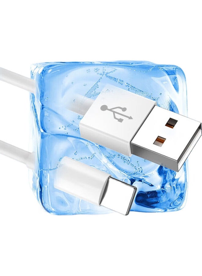 Lenvog Lanwogang [2-Pack] Apple Data Cable Charging Cable 2A Fast Charging Compatible With Iphone 14/13/12/11/Ipad Tablet 1.5 Meters White - Image 2