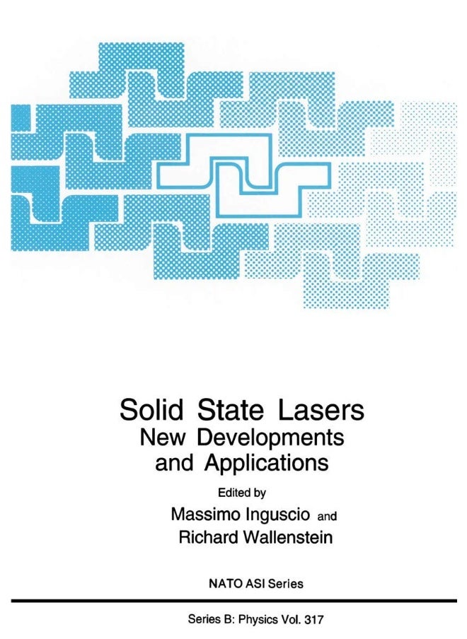 Solid State Lasers: New Developments and Applications 