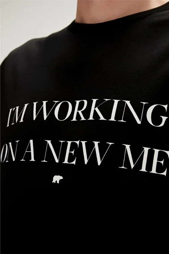 Bad Bear Persona Men's T-Shirt Black 23.01.07.013 Black