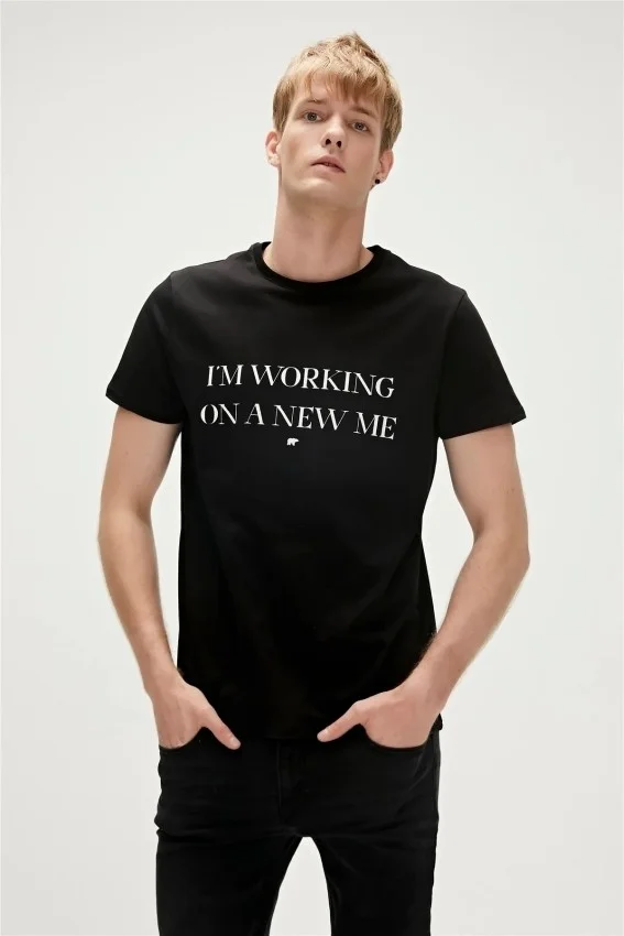 Bad Bear Persona Men's T-Shirt Black 23.01.07.013 Black