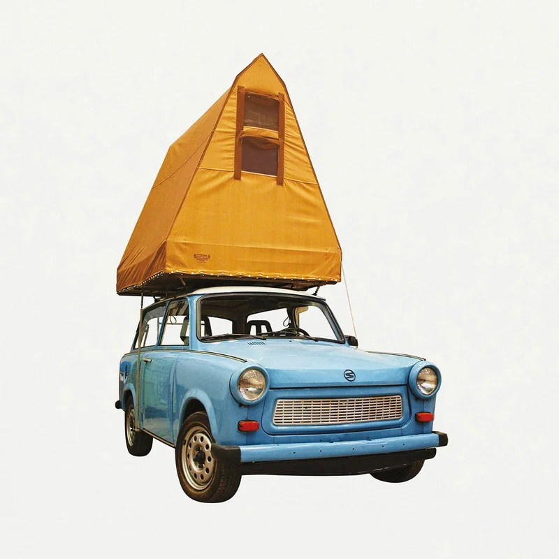 Bask in the Sun Trabant T-Shirt 100% Organic Cotton