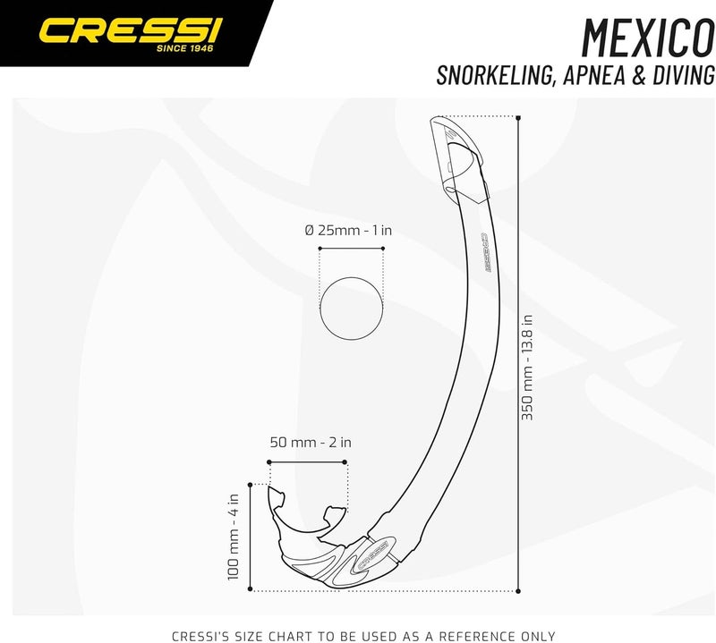 Cressi Mexico Snorkel Snorkel - Image 3