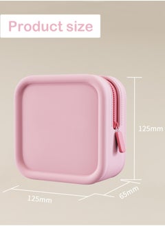 Arabest Outdoor Storage Bag, Cosmetic Bag, Portable Large Capacity and Beautiful Storage Bag, Girls Lipstick Bag, Mini Ins Fashion Travel Cosmetics Storage Bag, Outdoor Storage Bag for Womens Pink  - Image 3