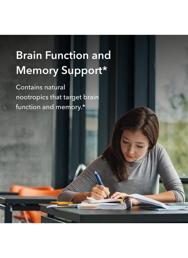 Allergy Research Group - Brainstorm - Brain Support, Neurotransmitter, Nootropics - 60 Tablets - Image 1