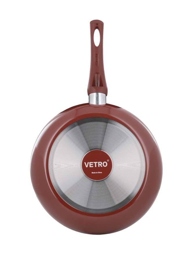 Alsaif Vetro Fry Pan Non Stick  26Cm  Black/Red K79704/1/26 - Image 2