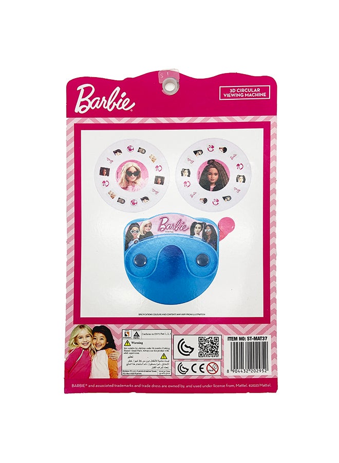 Barbie 3D Viewing Machine for Kids | Educational Visual Learning Toy | Portable 3D Explorer Viewer for Children - Image 3