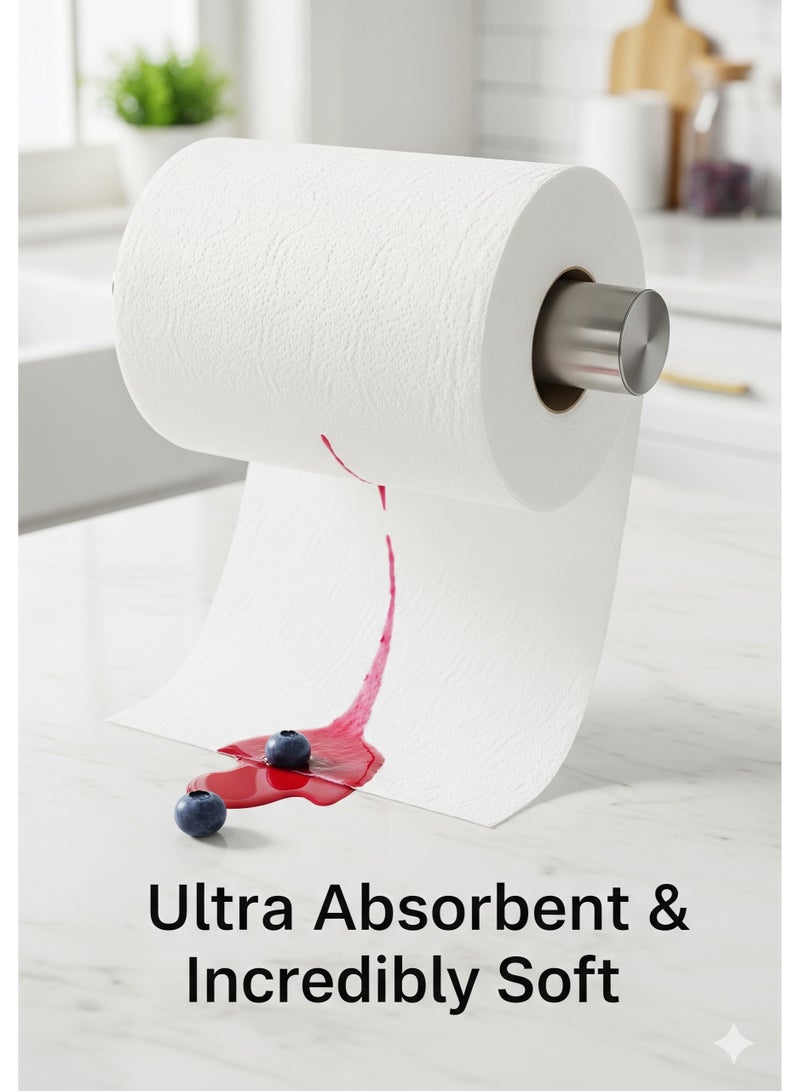 Premium Strong & Absorbent Kitchen Paper Rolls - Image 3