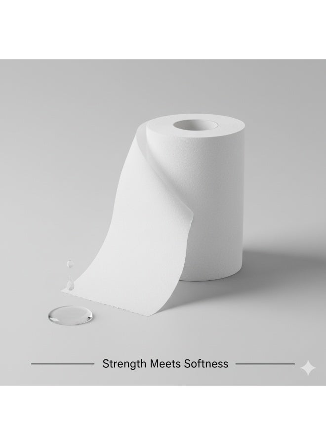 Premium Strong & Absorbent Kitchen Paper Rolls - Image 4