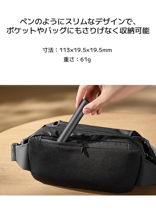 Xiaomi Nose Hair Trimmer MJGHB1LF Rechargeable Electric Nose Hair Trimmer with Dual-Edge Curved Blades, 6500 RPM Motor, IPX5 Waterproof, USB Type-C Charging, 90-Minute Runtime - Image 3