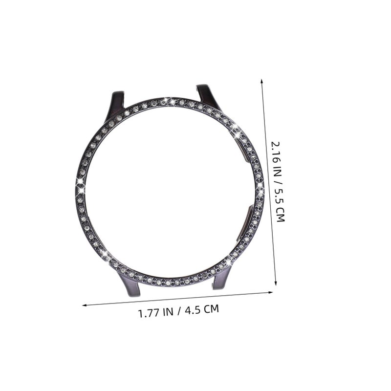 Shiny Rhinestone Watch Case Protective Cover with Decorative Charms Flexible Classic Design - Image 3